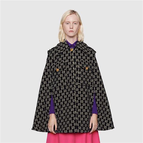 gucci inspired cape with sleeves